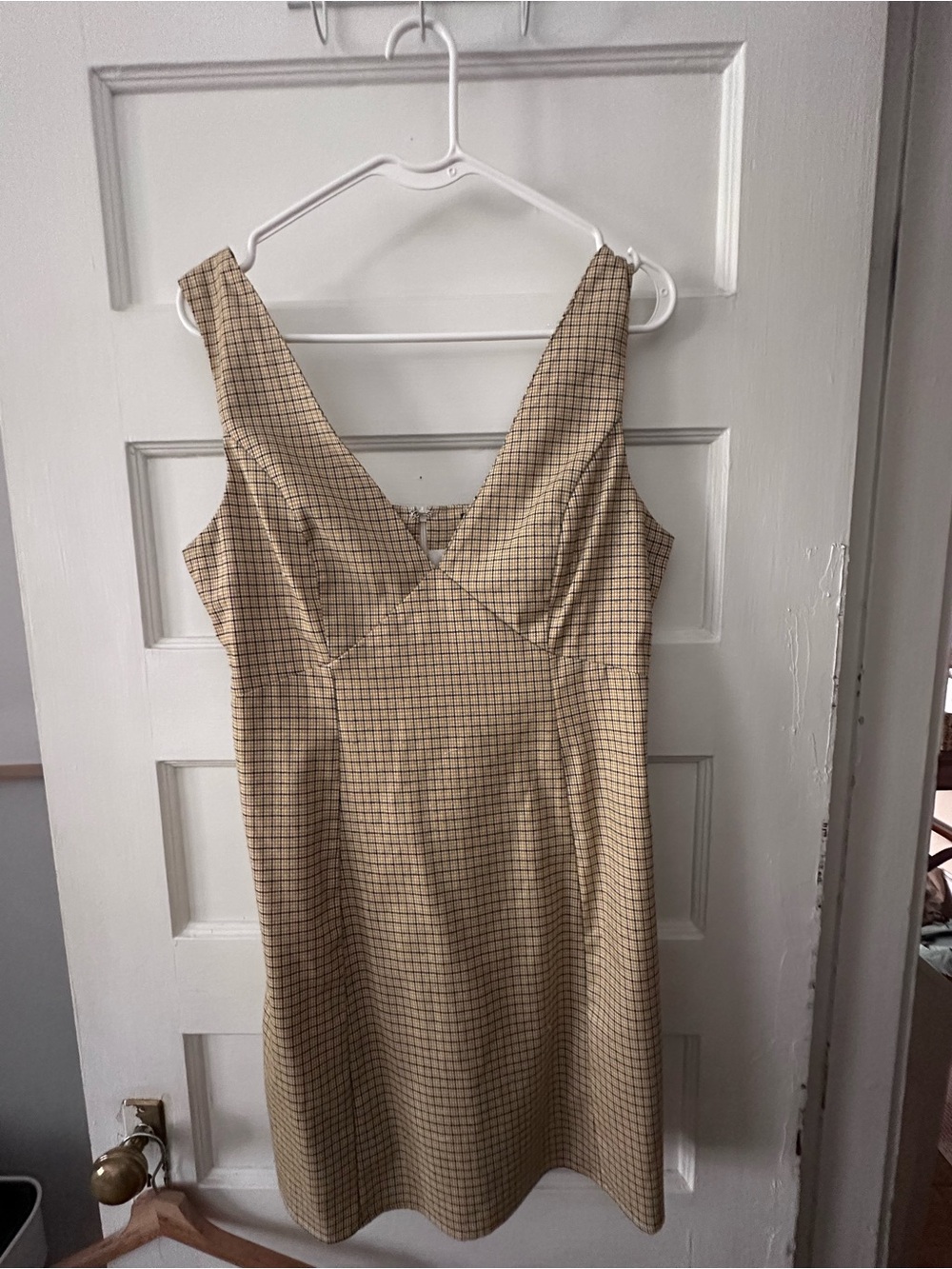 MINKPINK Yellow Plaid / Houndstooth Mini Dress- Clueless inspired